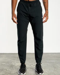 RVCA YOGGER TRACK PANTS II Black Outlet