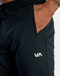 RVCA YOGGER TRACK PANTS II Black Outlet