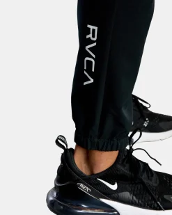 RVCA YOGGER TRACK PANTS II Black Outlet