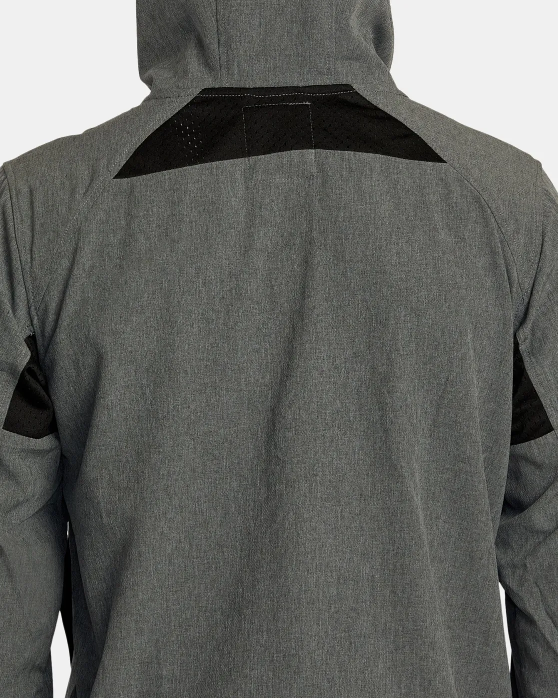 RVCA YOGGER ZIP-UP HOODED JACKET II Charcoal Heather Hot