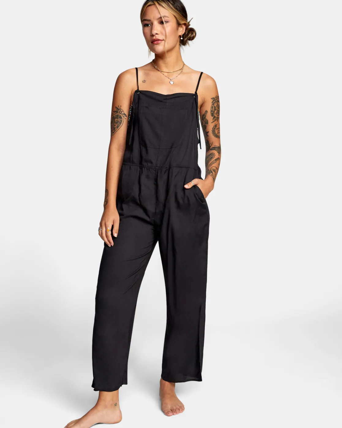 RVCA ZULA JUMPER COVER-UP True Black Sale